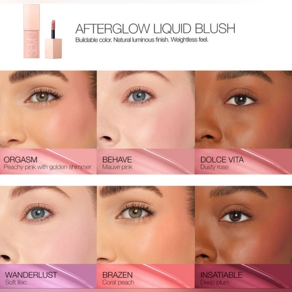 NARS Afterglow Liquid Blush Orgasm Rush - Picture 4 of 5